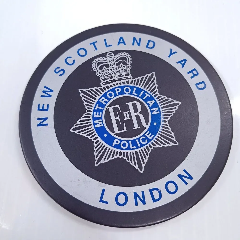 New Scotland Yard London Metropolitan Police Coaster ER II Bacchante Crafts